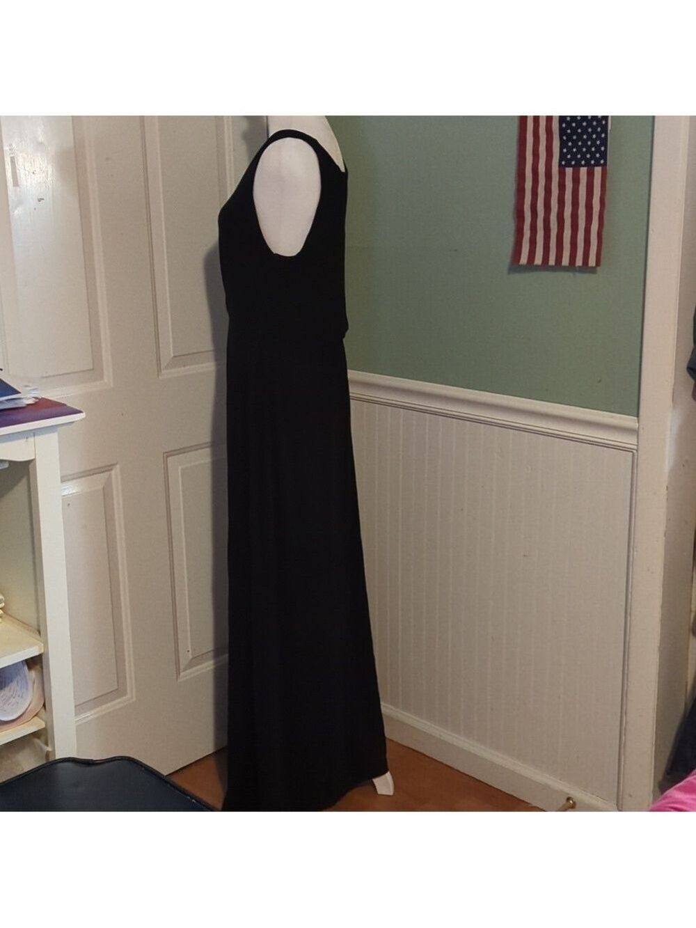Mercer & Madison Black Sleeveless Maxi Dress Large - Picture 6 of 12